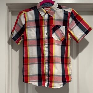 Levi's Kids Multicolor Plaid Button Down Shirt